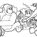 Разные обезьяны - раскраска №2123