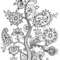 Фантастическое дерево - раскраска №11846