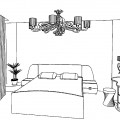Спальня в стиле СССР - раскраска №9764