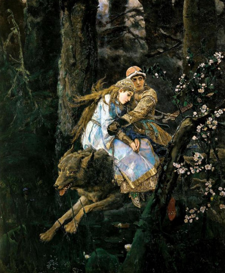 Картина Иван царевич и серый волк - картинка №10076