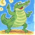 Крокодил хочет съесть солнце - картинка №8685