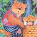 Маша и медведь в лесу - картинка №10116