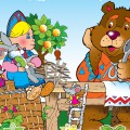 Маша и Медведь обедают - картинка №13162