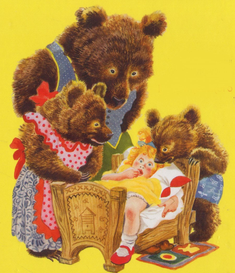 Три медведя и ребенок - картинка №10443