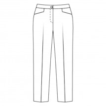 Классические брюки - раскраска					№11159