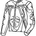 Куртка для мотоциклиста - раскраска №11603