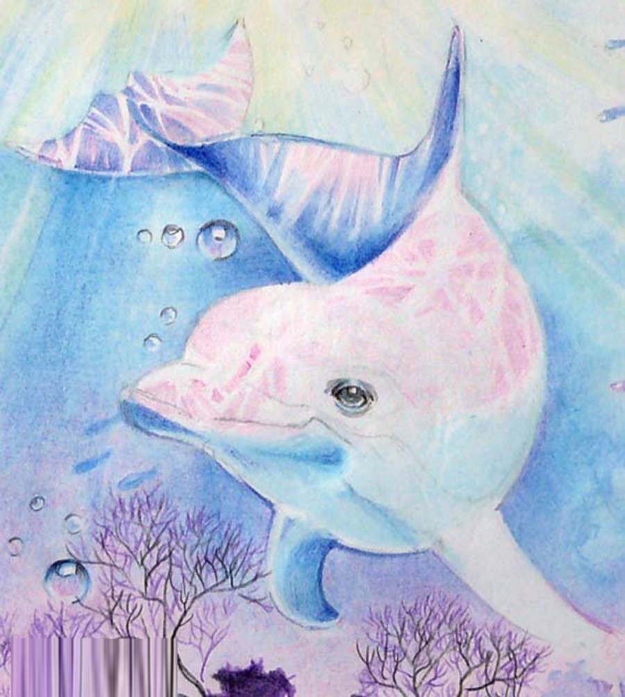 Розовый дельфин - картинка №10324