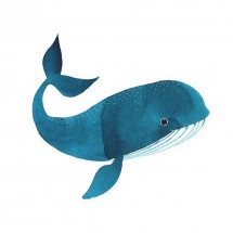 Рисунок кита - картинка					№12057
