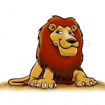 Лев не голодный - картинка					№13480