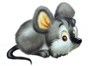 Картинка с мышонком - картинка					№10607