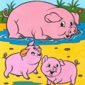 Мама свинья с поросятами - картинка №14160
