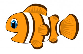 Веселая рыба клоун - картинка					№10589