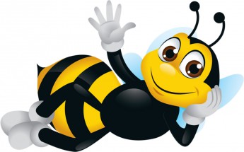 Обаятельная пчела мальчик - картинка					№8070