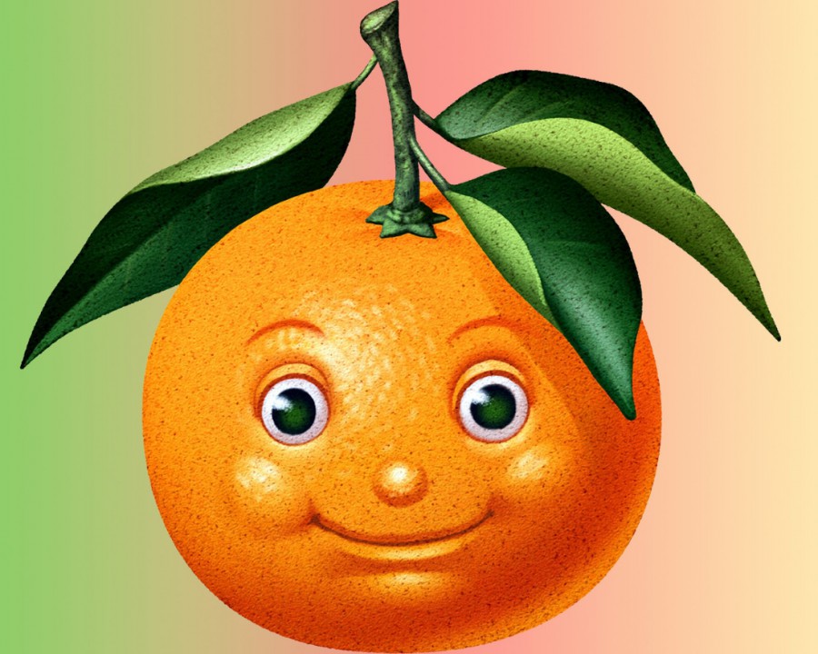 Апельсин с лицом - картинка №11171