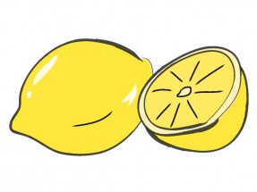 Желтый лимон - картинка					№10575