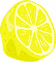 Половинка лимона - картинка					№13778