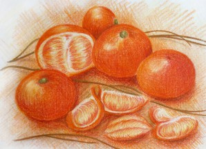 Много мандаринов - картинка					№13330