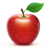 Спелое яблоко - картинка					№10745