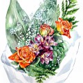 Букет цветов в обертке - картинка №10516