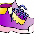 Фиолетовые кроссовки - картинка №10670
