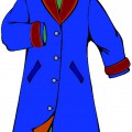 Синее пальто - картинка №12152
