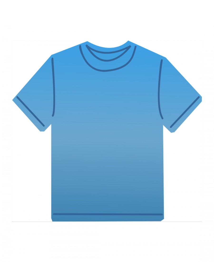Голубая футболка - картинка №8222