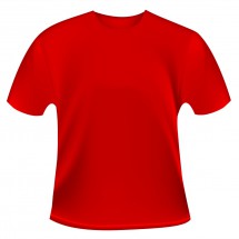 Красная футболка - картинка					№11040