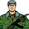 Военный с калашом - картинка №8579
