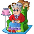 Бабушка пьет чай - картинка №12489