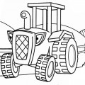 Трактор Боб - раскраска №216