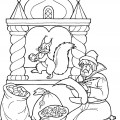 Белочка из сказки о царе Салтане - раскраска №358
