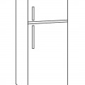 Хороший холодильник - раскраска №963