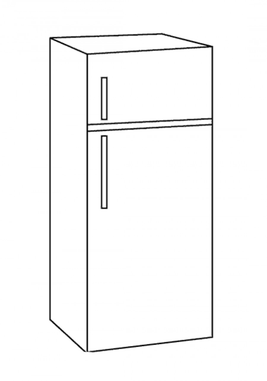 Хороший холодильник - раскраска №963