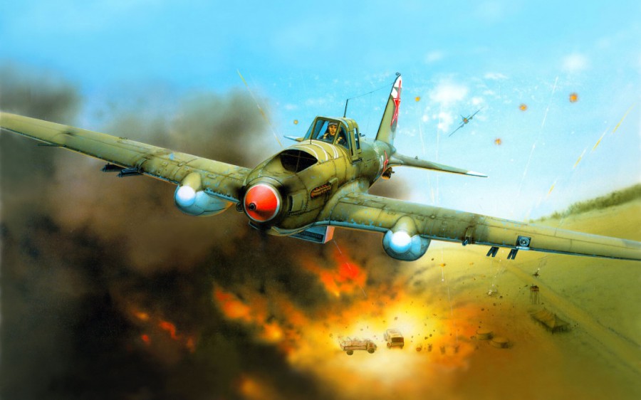 Самолет во время войны - картинка №13141