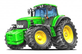 Большой трактор - картинка					№4408