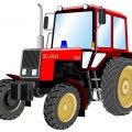 Красный трактор - картинка №9497