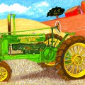 Ретро трактор - картинка №13509
