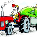 Тракторист на тракторе - картинка №9809