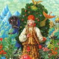 Девочка из сказки Аленький Цветочек - картинка №10757