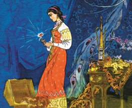 Картинка из сказки Аленький цветочек - картинка					№11994