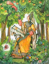 Рисунок к сказке Аленький Цветочек - картинка					№14111