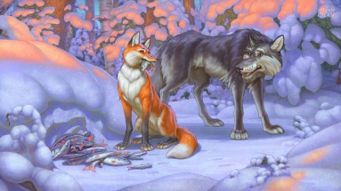 Картинка к сказке Волк и Лиса - картинка					№13765