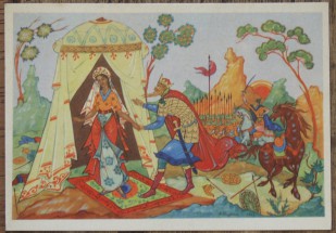 Царь и Шамаханская царица - картинка					№11459