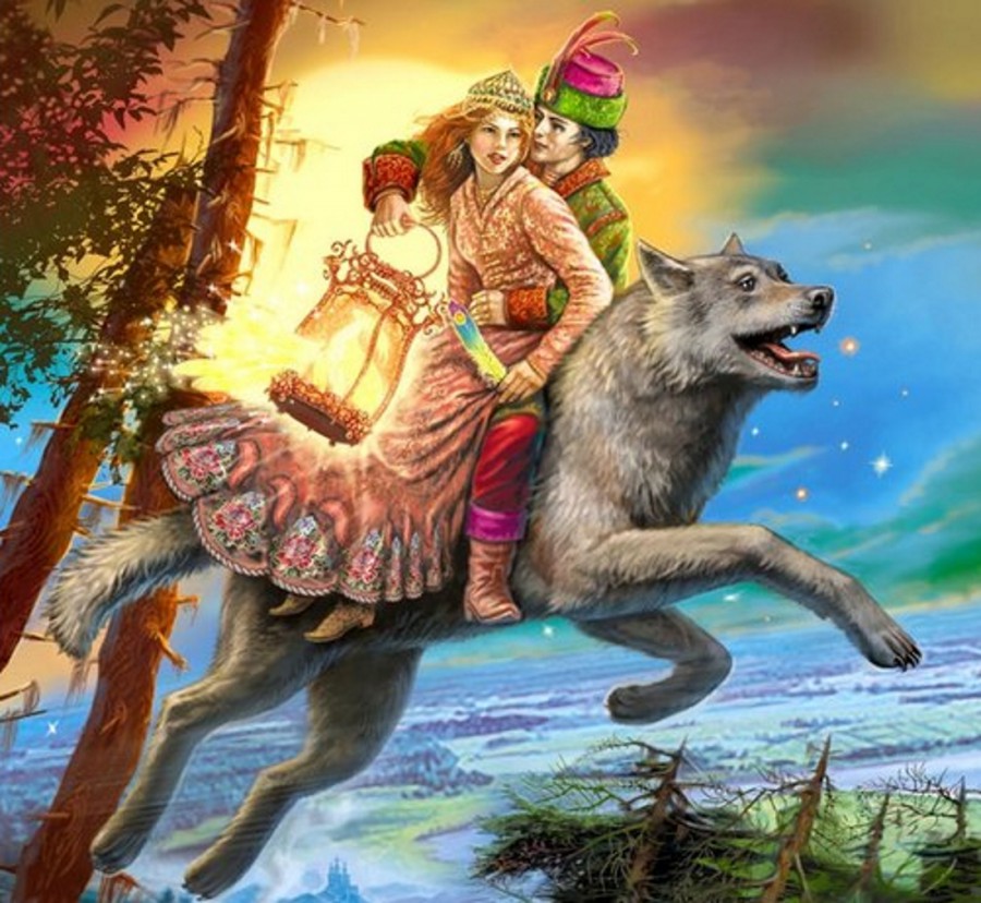 Иллюстрация Иван царевич и серый волк - картинка №13100