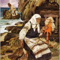Недовольная баба из сказки о золотой рыбке - картинка №13409