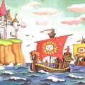 Корабль в сказке о царе Салтане - картинка №12134