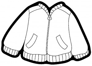 Детская куртка - раскраска					№4897