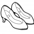 Женские туфли - раскраска №4931
