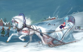 Повозка снежной королевы - картинка					№12043