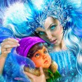 Рисунок мальчика и снежной королевы - картинка №13590